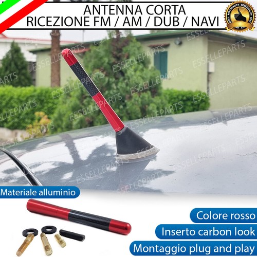 Antenna corta rosso - cm,