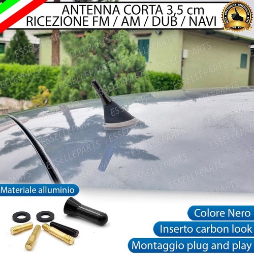 Antenna corta cm nero - corta,