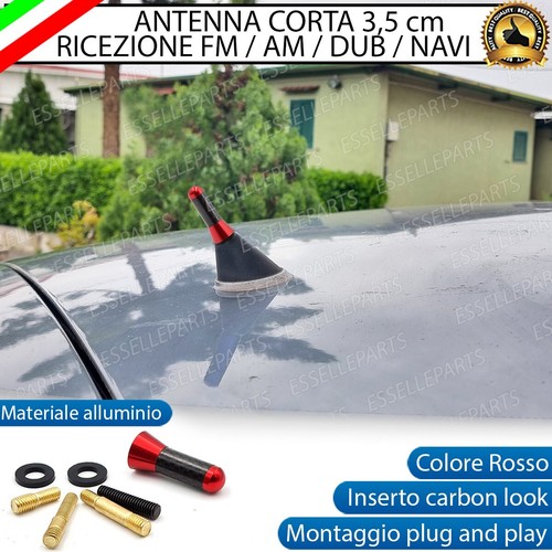 Antenna corta cm rosso - antenna, 3,5
